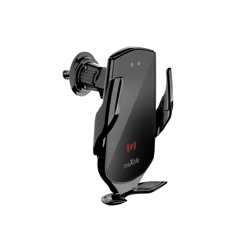 Стойка за автомобилна решетка Maxlife MXCH-08 автоматична с индукция черна 15W