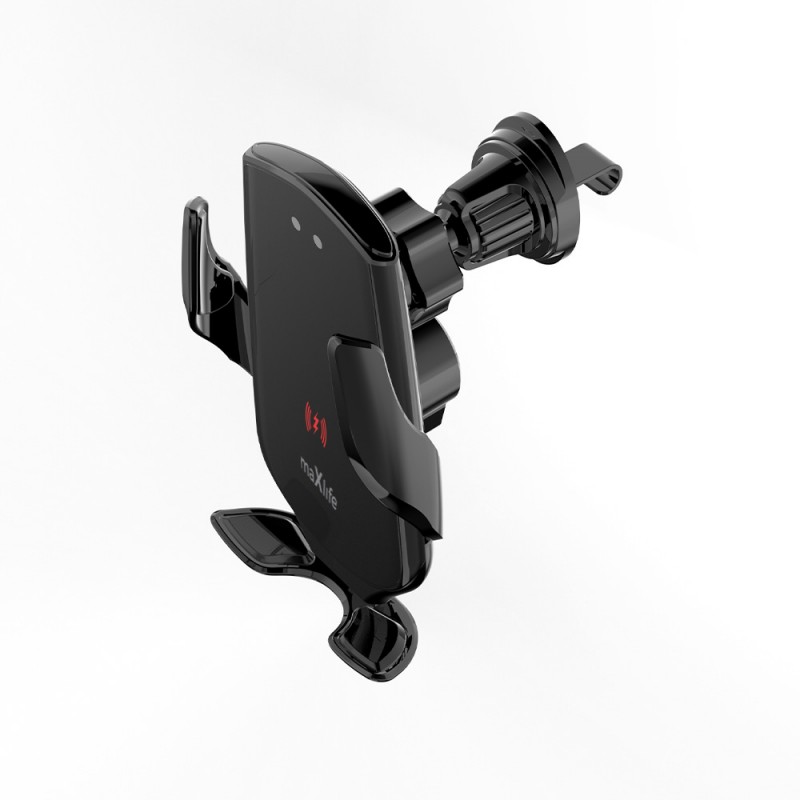 Стойка за автомобилна решетка Maxlife MXCH-08 автоматична с индукция черна 15W