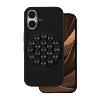 Калъф Silicone Stick за iPhone 16 6.1" черен