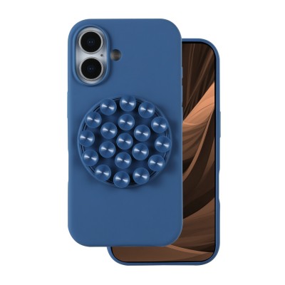 Калъф Silicone Stick за iPhone 17 6.3" син
