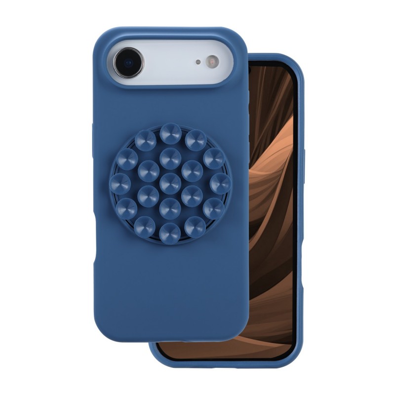 Калъф Silicone Stick за iPhone 17 Pro Max 6.9" син