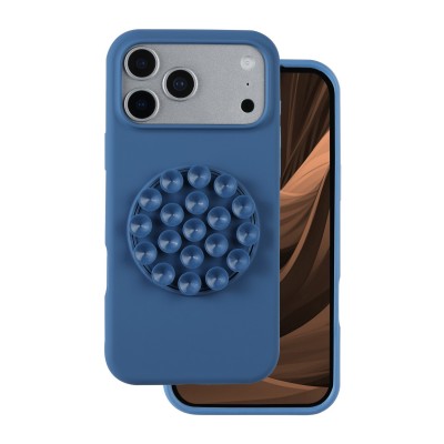 Калъф Silicone Stick за iPhone 17 Pro 6.3" син