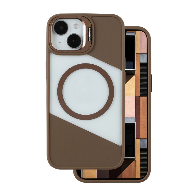Кейс Fusion Mag за iPhone 17 6,3'' кафяв