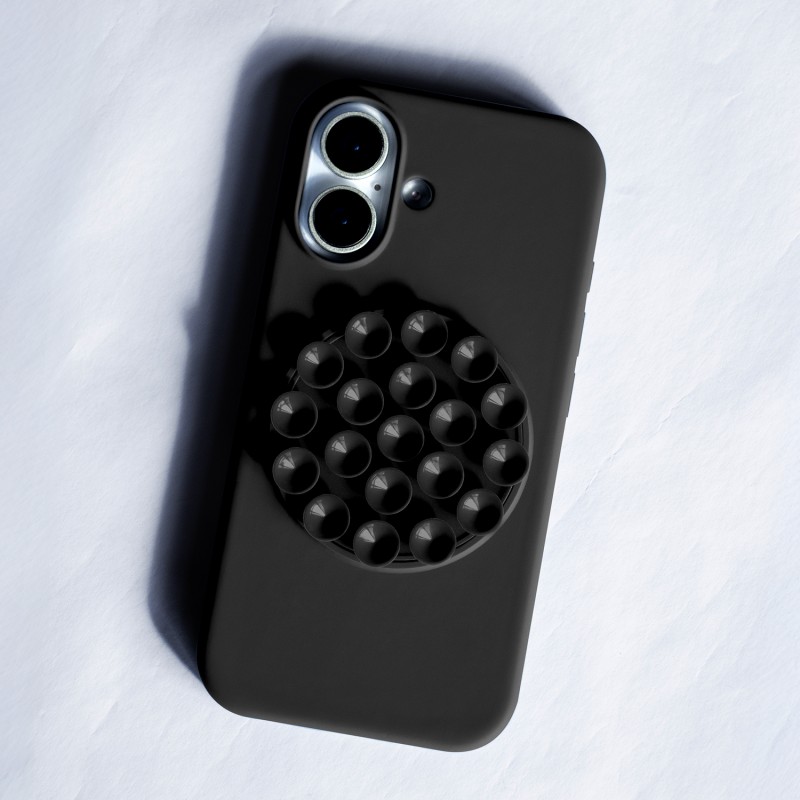Калъф Silicone Stick за iPhone 16 6.1" черен