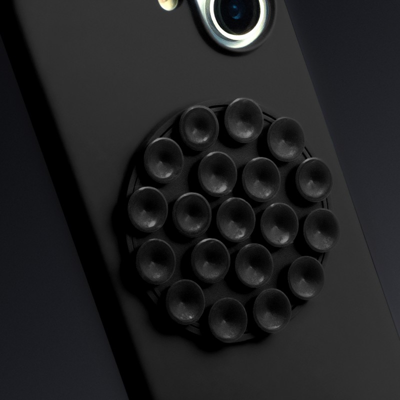 Калъф Silicone Stick за iPhone 16 6.1" черен