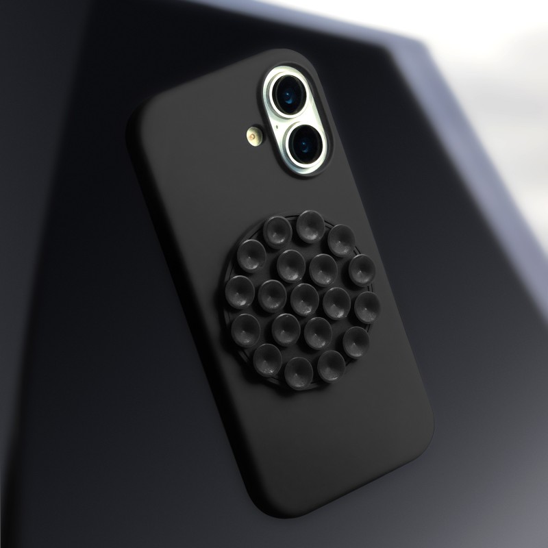 Калъф Silicone Stick за iPhone 16 6.1" черен