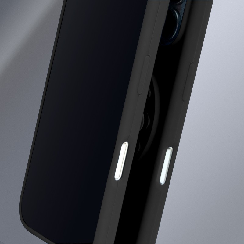 Калъф Silicone Stick за iPhone 16 6.1" черен