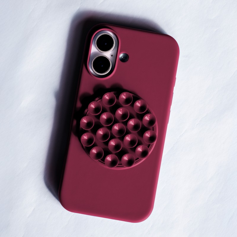 Калъф Silicone Stick за iPhone 14 Pro Max 6.7" бордо