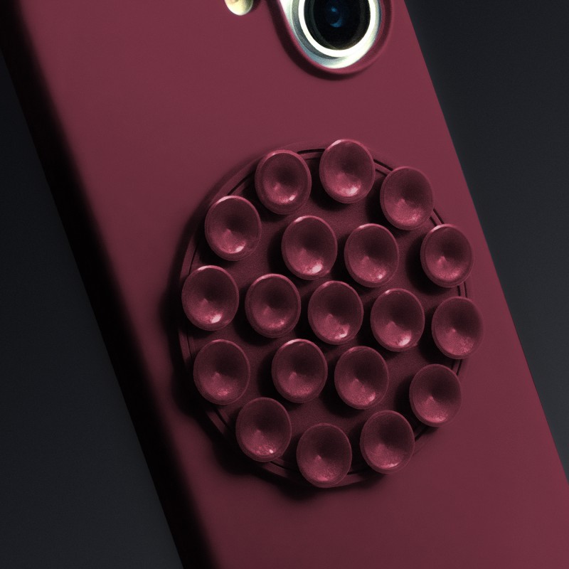 Калъф Silicone Stick за iPhone 14 Pro Max 6.7" бордо