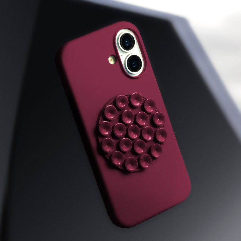 Калъф Silicone Stick за iPhone 14 Pro Max 6.7" бордо