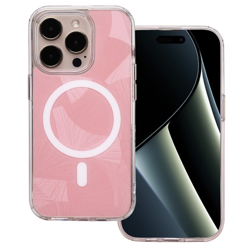Капак Flash Mag за iPhone 15 Pro 6.1" розов