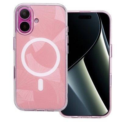 Калъф Flash Mag за iPhone 16 6.1" розов