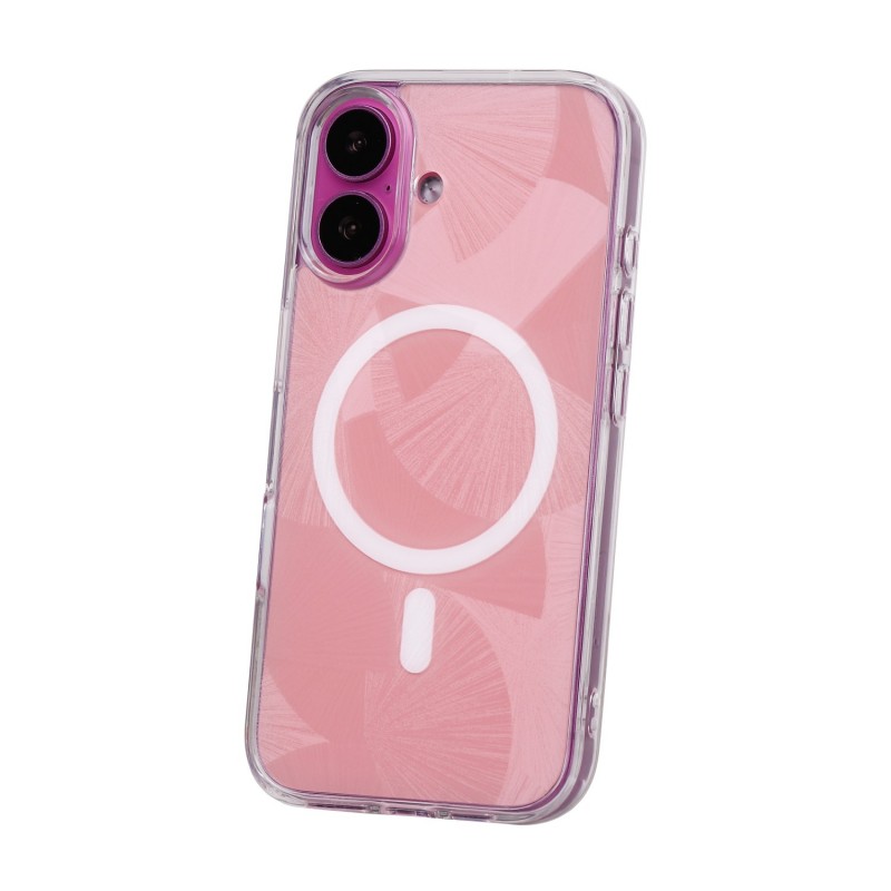 Калъф Flash Mag за iPhone 16 6.1" розов