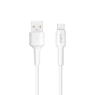 Maxlife кабел MXUC-13 USB-A - USB-C 1,0 m 3A бял
