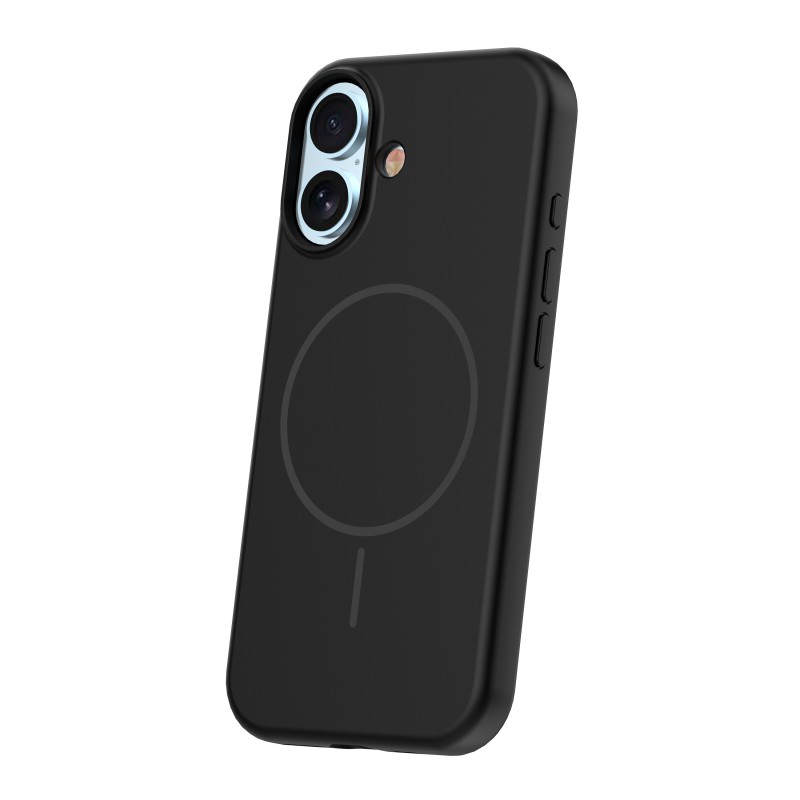 Силиконов кейс Thin Mag за iPhone 17 / 18 6.3" черен