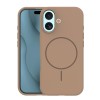 Силиконов кейс Thin Mag за iPhone 17 / 18 6.3" кафяв