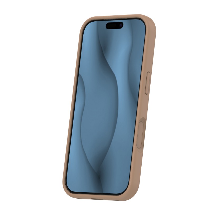 Силиконов калъф Thin Mag за iPhone 17 Pro / 18 Pro 6.3" кафяв