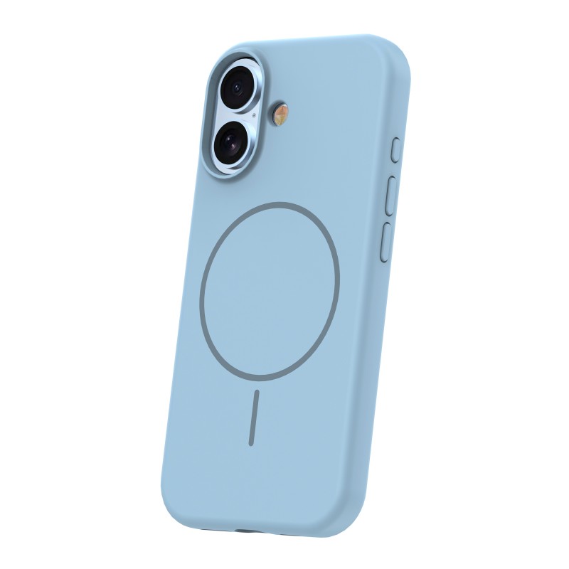 Силиконов кейс Thin Mag за iPhone 17 / 18 6.3" светло син