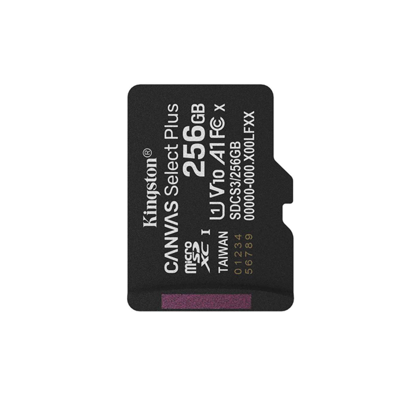 Kingston karta pamięci 256GB SDXC Canvas Select Plus Gen3 150MB/s C10 UHS-I U1 V10