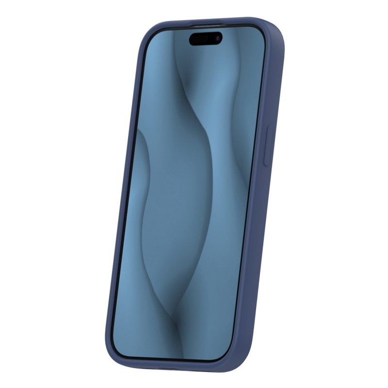 Силиконов кейс Thin Mag за iPhone 14 6.1" тъмно син
