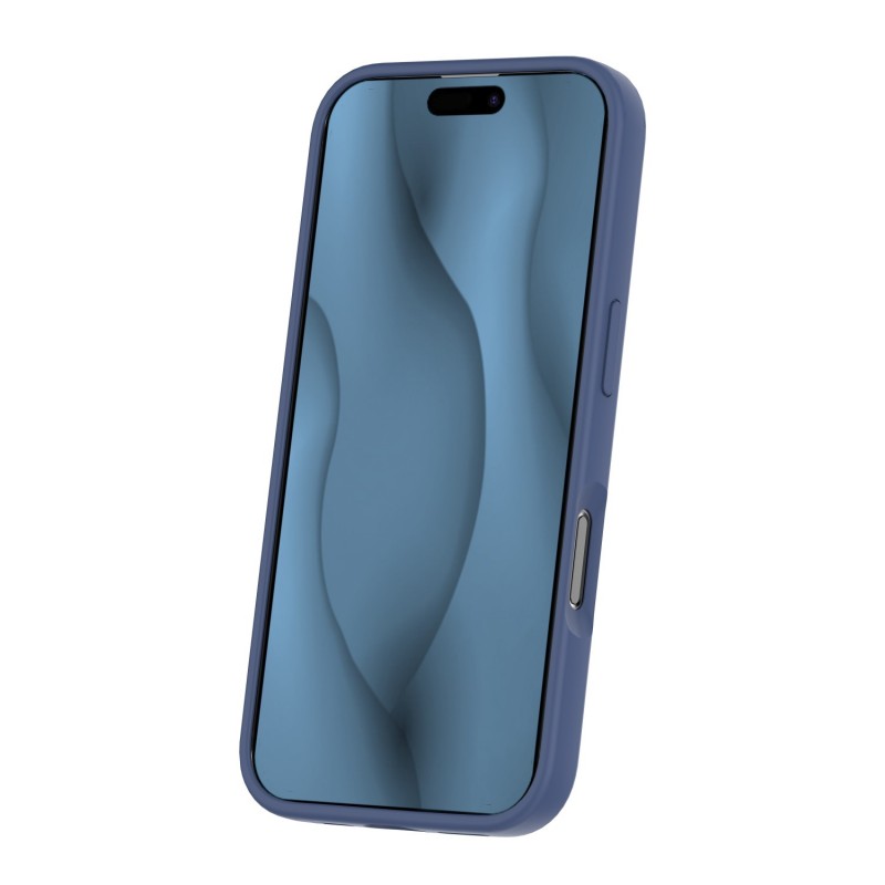 Силиконов кейс Thin Mag за iPhone 16 6.1" тъмно син
