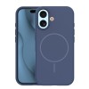 Силиконов кейс Thin Mag за iPhone 17 / 18 6.3" тъмно син