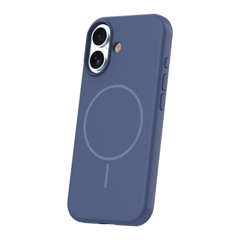 Силиконов кейс Thin Mag за iPhone 17 / 18 6.3" тъмно син