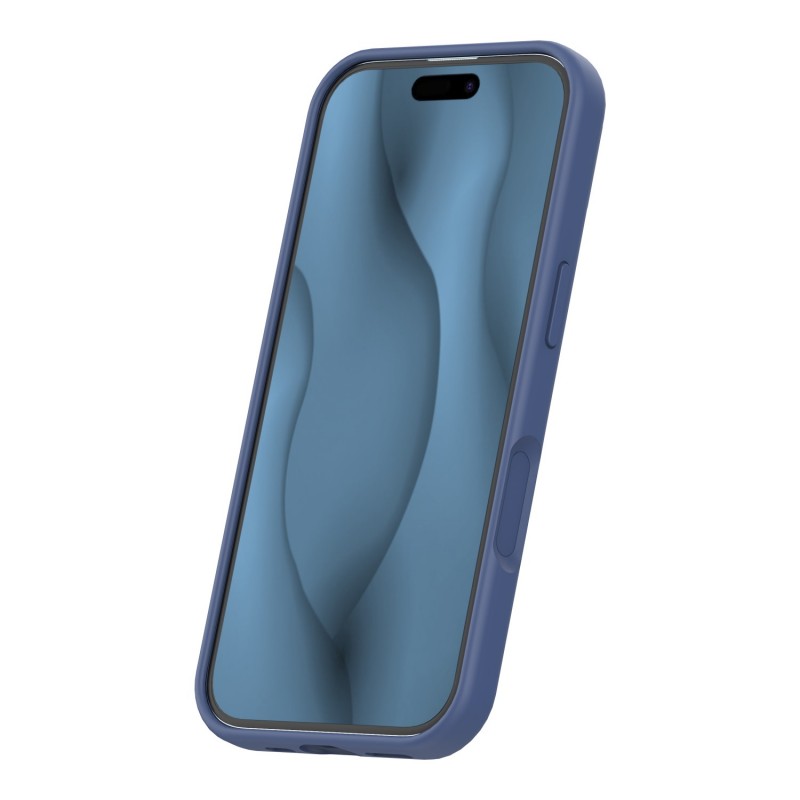 Силиконов кейс Thin Mag за iPhone 17 / 18 6.3" тъмно син