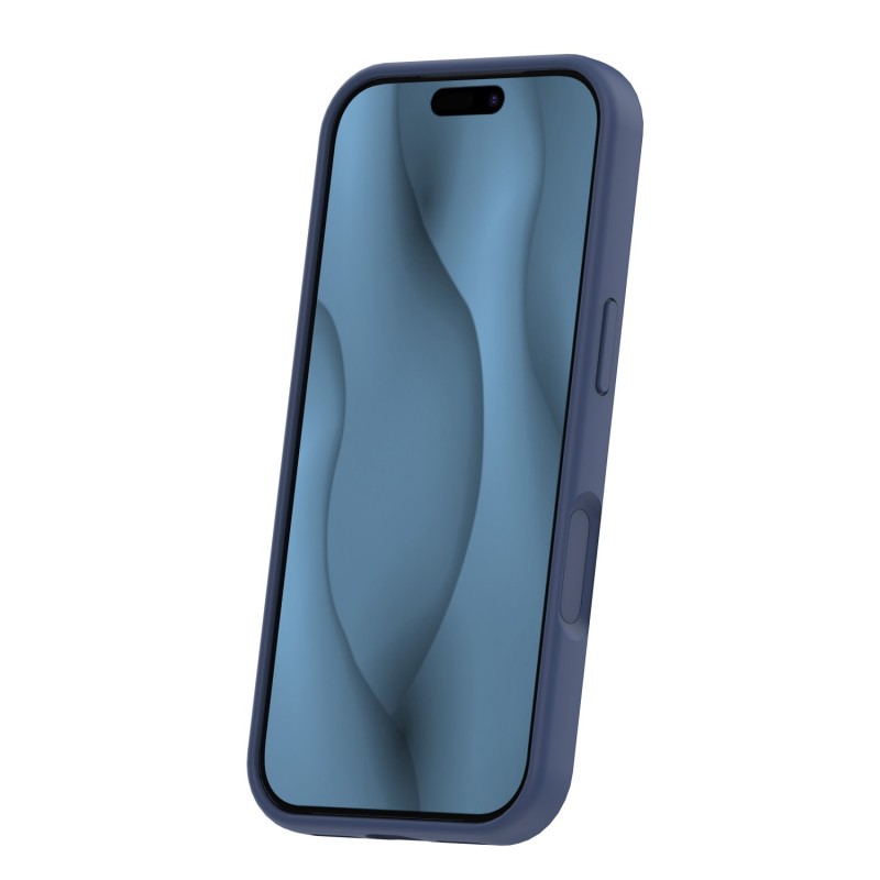 Силиконов кавър Thin Mag за iPhone 17 Pro / 18 Pro 6.3" тъмно син