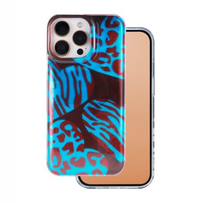 Оверлей с животински принт за iPhone 16 Pro 6.3" Chameleon