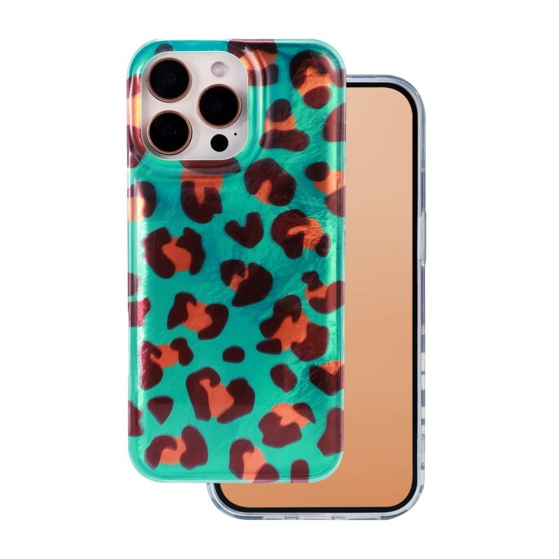 Наслагване с животински принт за iPhone 15 Pro 6.1" Crazy Cheetah
