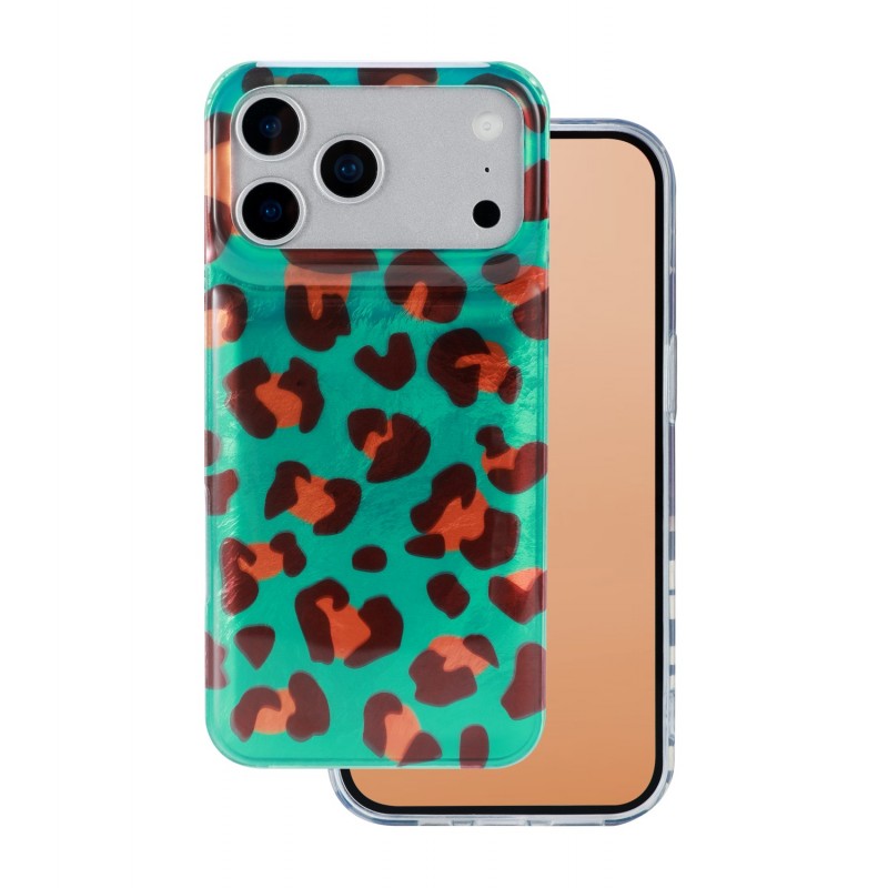 Наслагване с животински принт за iPhone 17 Pro 6.3" Crazy Cheetah