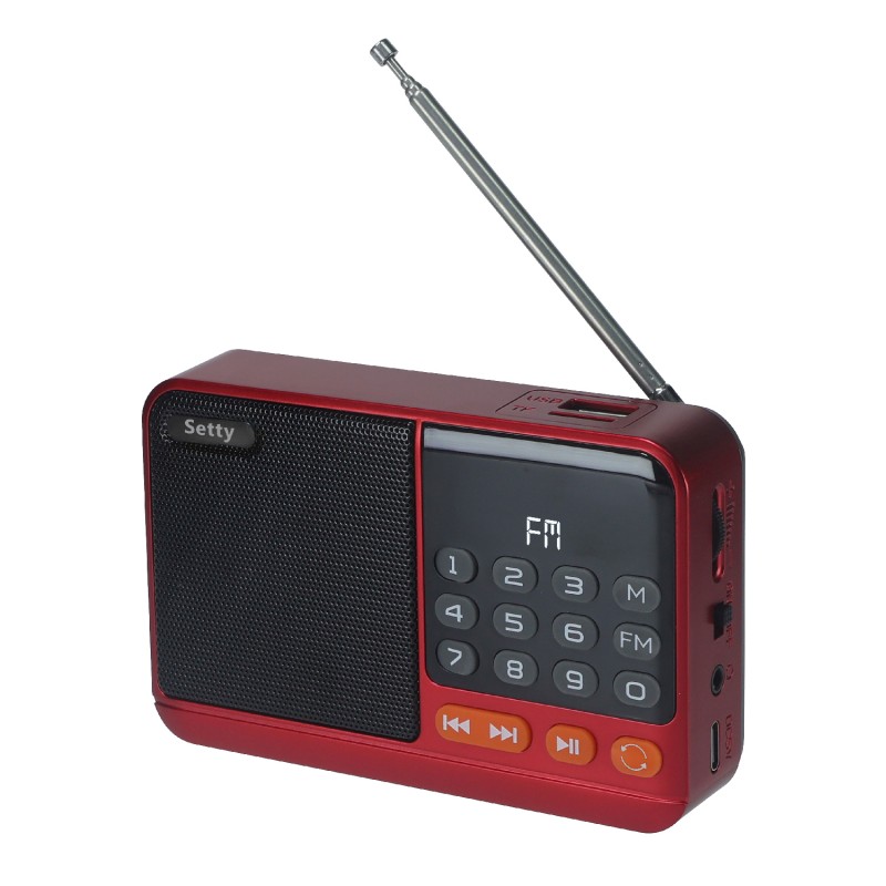 Setty мини FM радио + Bluetooth високоговорител SFM-01M