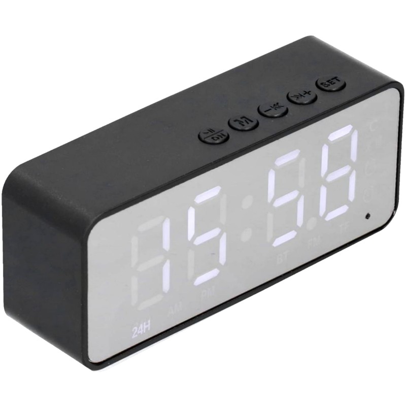Настолен часовник + FM + Bluetooth високоговорител SCL-01FM-S