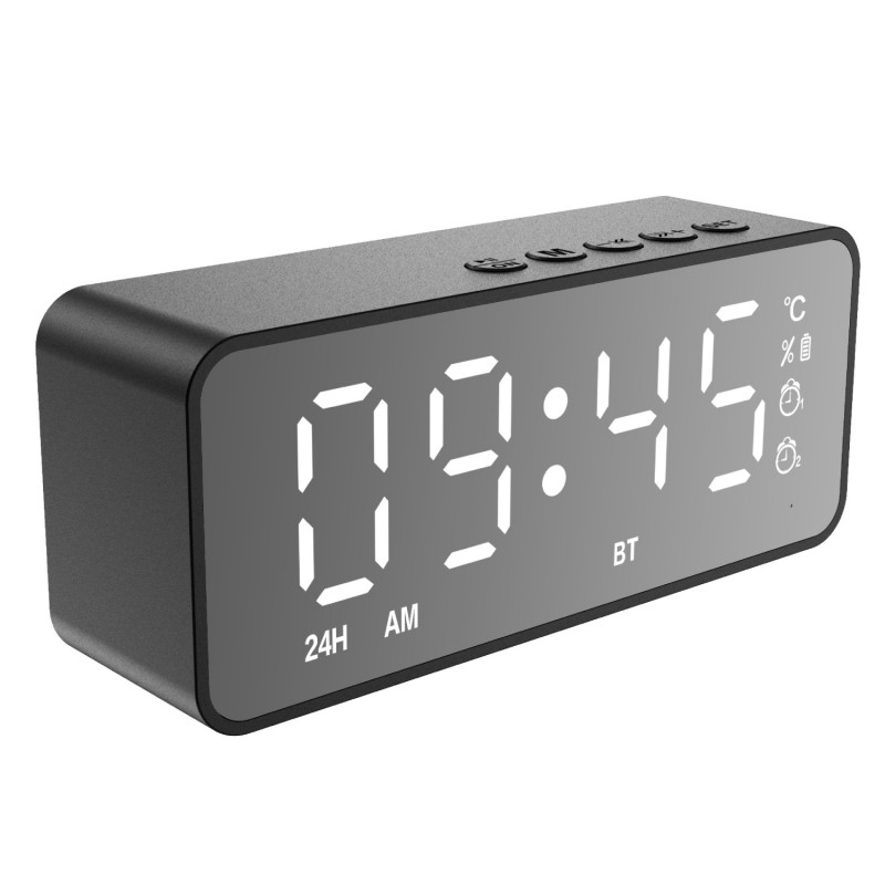 Настолен часовник + FM + Bluetooth високоговорител SCL-01FM-S