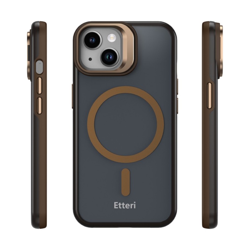 Калъф Etteri Morning Fog за iPhone 13 6.1" кафяв