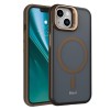 Калъф Etteri Morning Fog за iPhone 15 6.1" кафяв