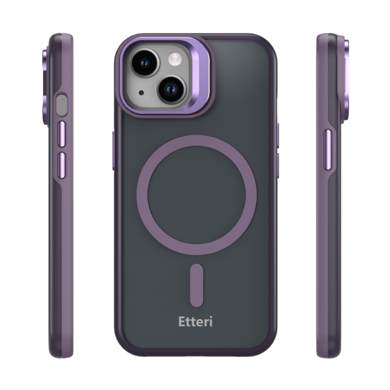 Калъф Etteri Morning Fog за iPhone 15 6.1" лилав