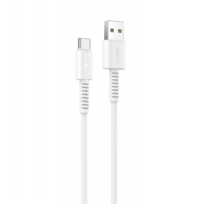 Yesido Кабел CA120 18W USB-Type-C 1m PVC 2A, БЯЛ