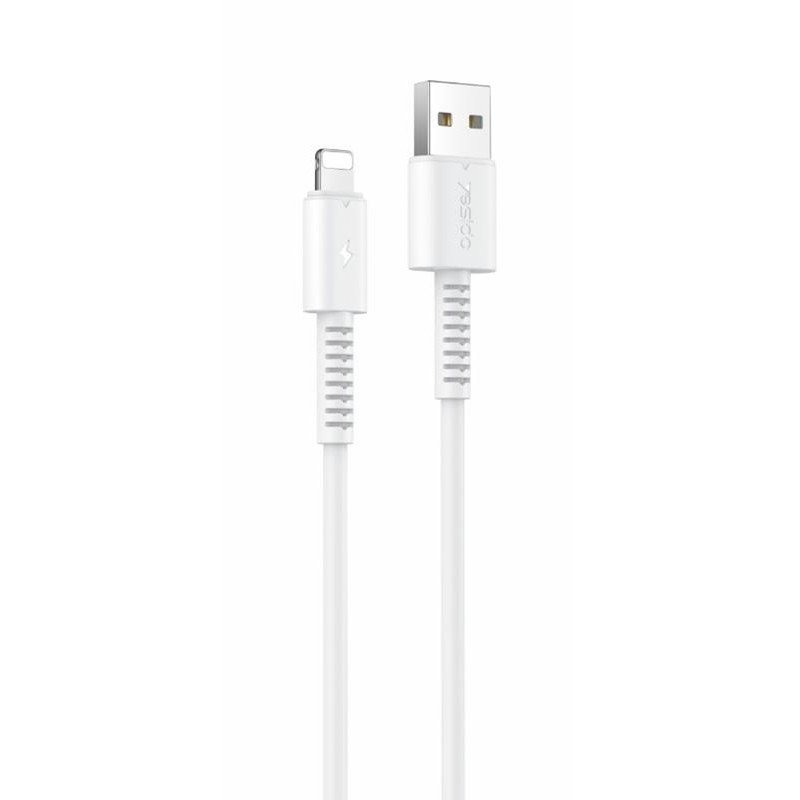Yesido Кабел CA120 18W USB-Lightning 1m PVC 2A, БЯЛ