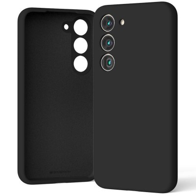Mercury Silicone Case Samsung S24 FE BLACK / ЧЕРЕН