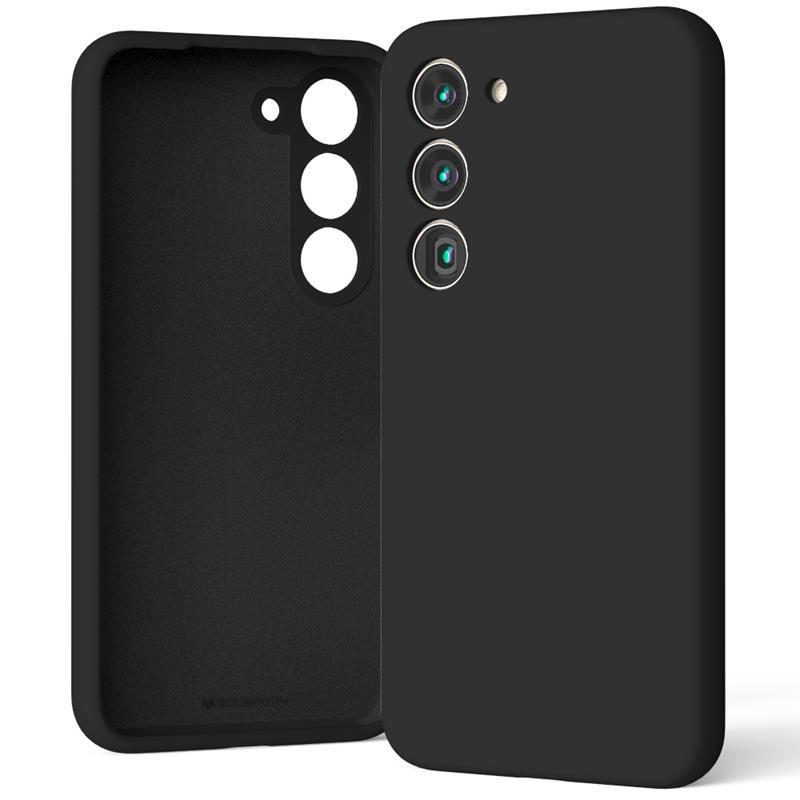 Mercury Silicone Case Samsung S24 FE BLACK / ЧЕРЕН