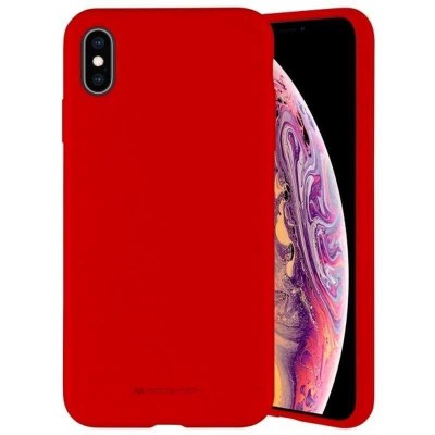 Mercury Silicone Case Samsung S24 FE RED / ЧЕРВЕН