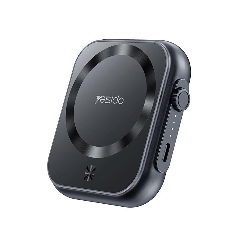 Yesido Powerbank YP59 5000 mAh 20W USB-C + 15W MagSafe, ЧЕРЕН