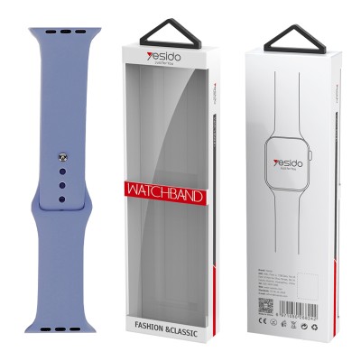 Yesido WB44 Силиконова каишка за Apple Watch L 38/40/41 (97+132) #49 СИН
