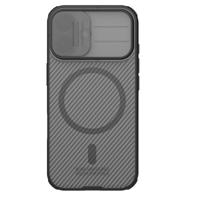 NILLKIN CAMSHIELD PRO MAGNETIC за IPHONE 17 ПРОЗРАЧНО ЧЕРЕН