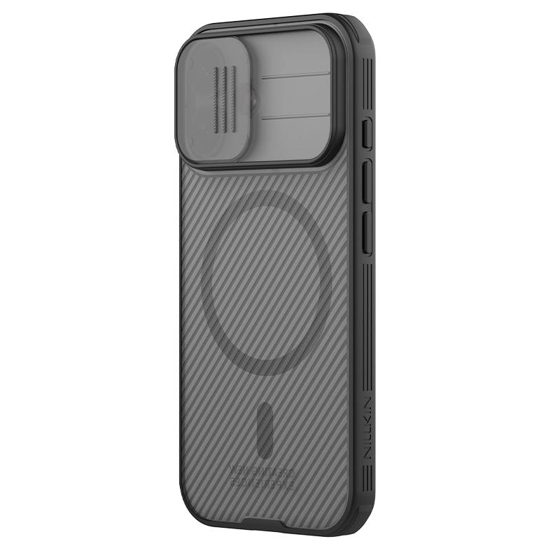 NILLKIN CAMSHIELD PRO MAGNETIC за IPHONE 17 ПРОЗРАЧНО ЧЕРЕН