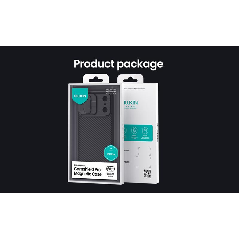 Кейс Nillkin Camshield Pro Magnetic за iPhone 17 Pro / iPhone 18 Pro черен