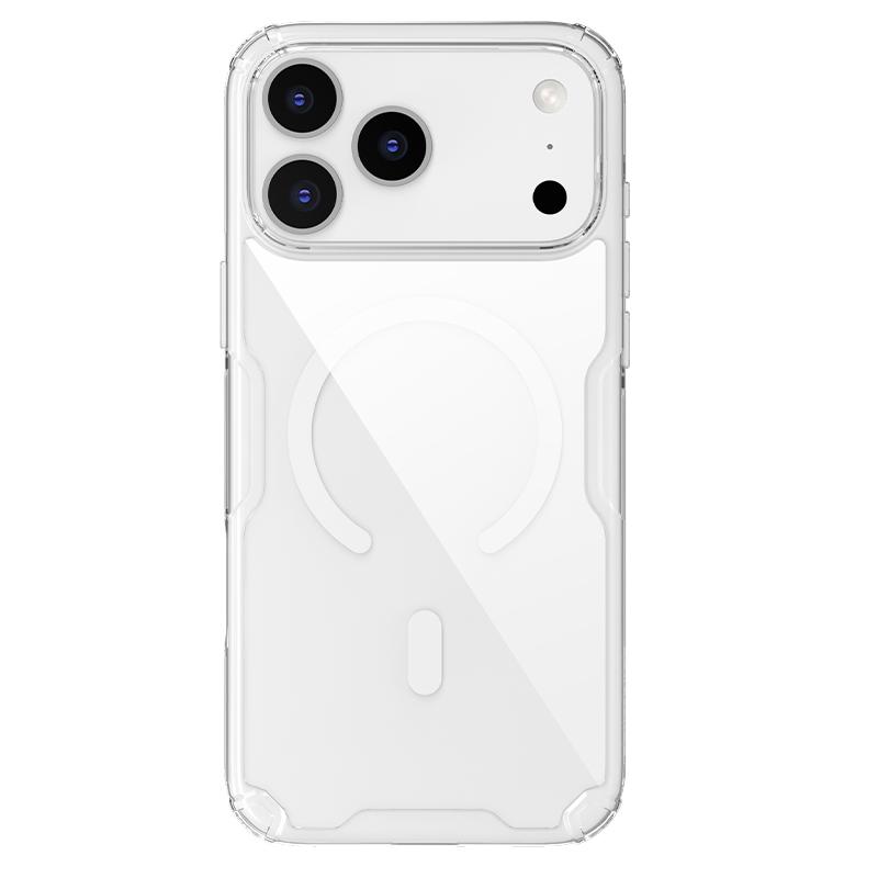 NILLKIN NATURE PRO МАГНИТЕН IPHONE 17 PRO MAX, ЯСЕН / ПРОЗРАЧЕН