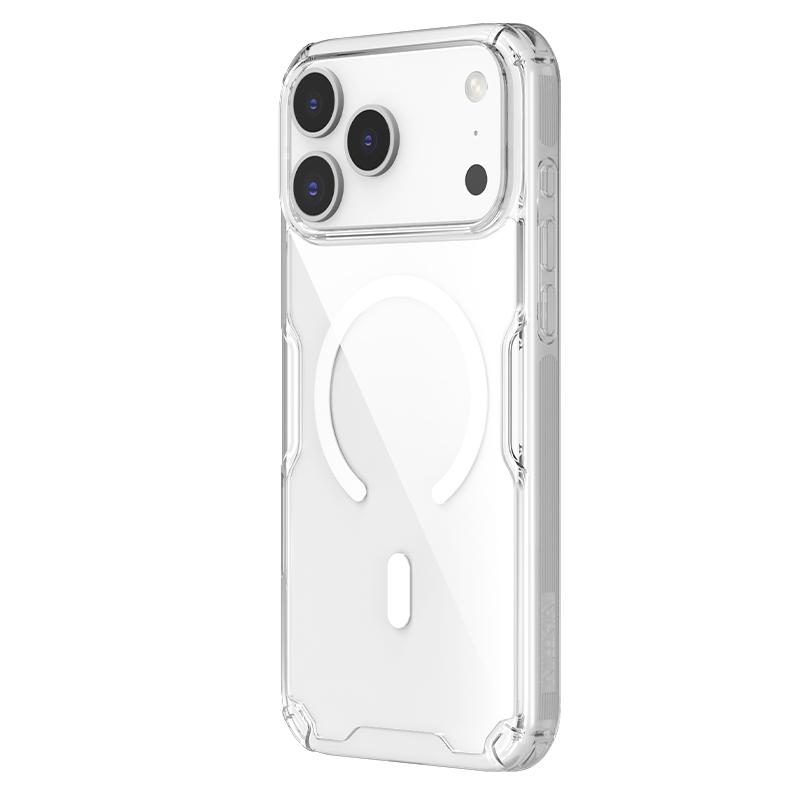 NILLKIN NATURE PRO МАГНИТЕН IPHONE 17 PRO MAX, ЯСЕН / ПРОЗРАЧЕН